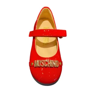 Moschino Baby Girls Red Shoes