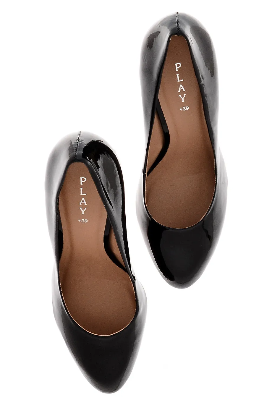 ALDITH Black Patent Leather Pumps