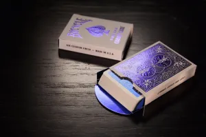 Bicycle Rider Back Cobalt Luxe (Blue) Playing Cards