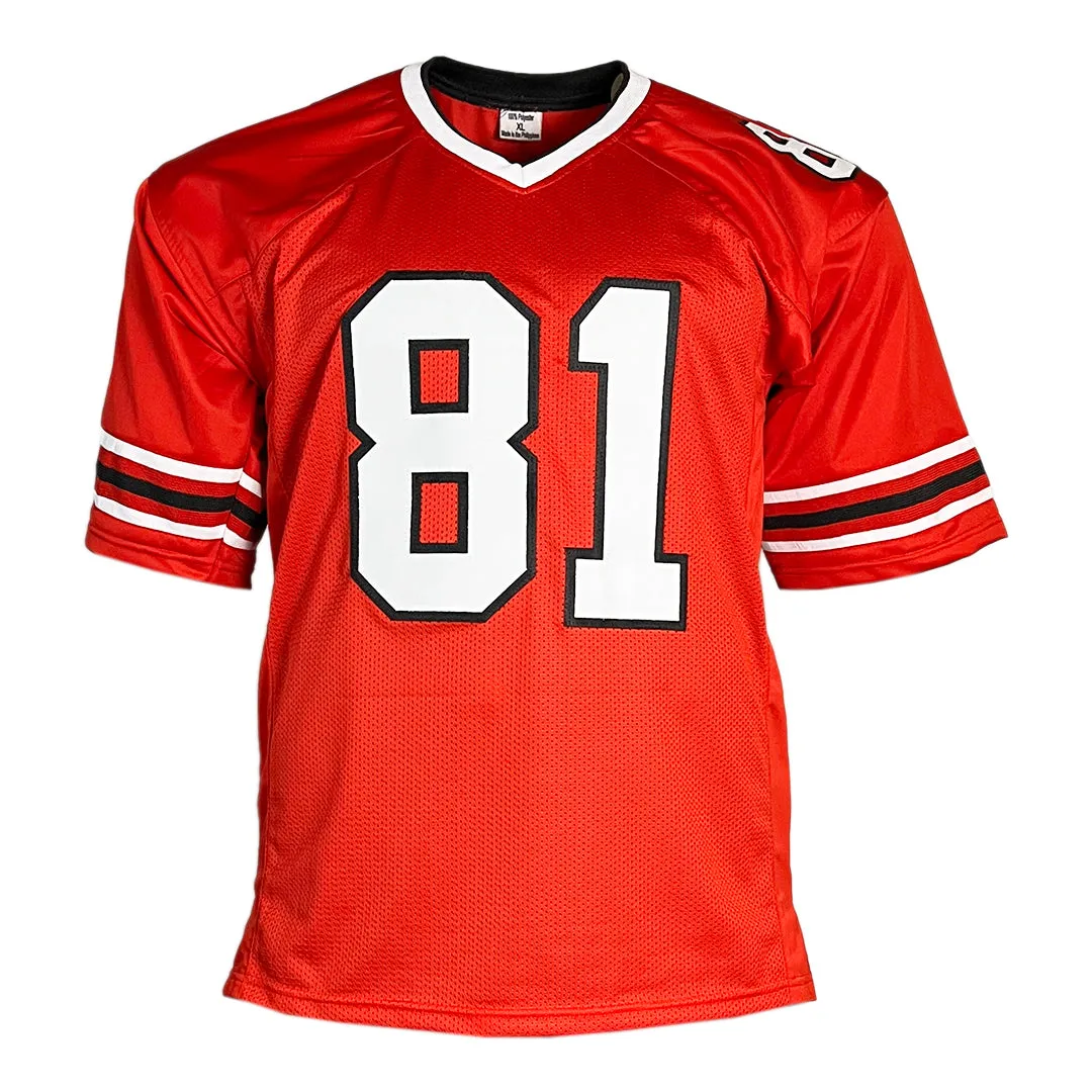 Billy "White Shoes" Johnson Signed Atlanta Red Football Jersey (JSA)