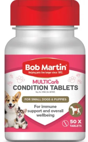 Bob Martin Multicare Condition tabs Small dog and Puppy ( select size for price)