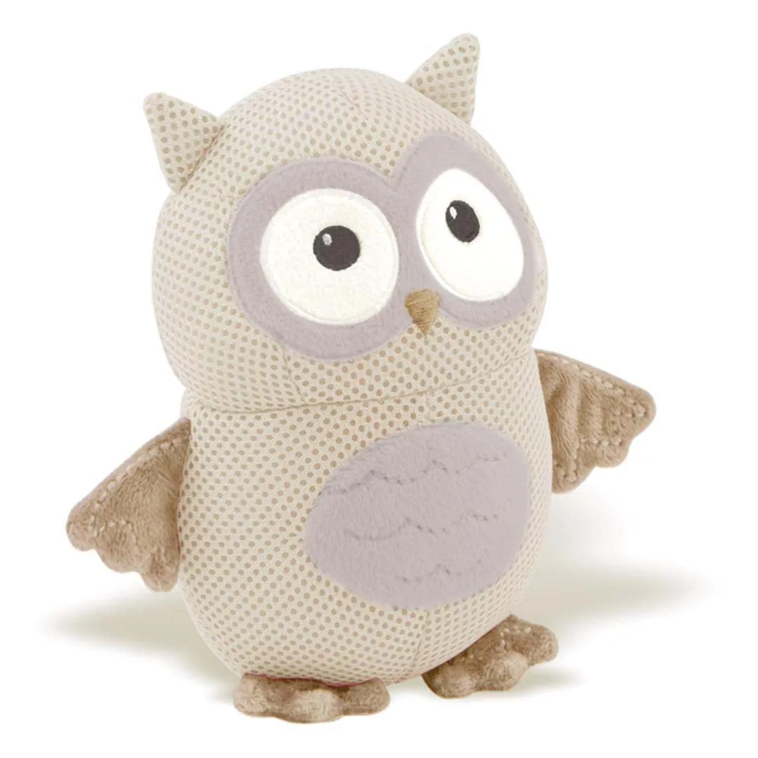 Breathable Baby Toy Owl Grey