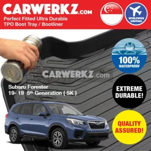 Carwerkz Boot Tray for Subaru Forester 2019-2024 5th Generation (SK)