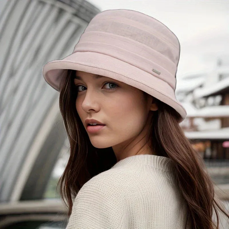 Casual Striped Breathable Sun Hat