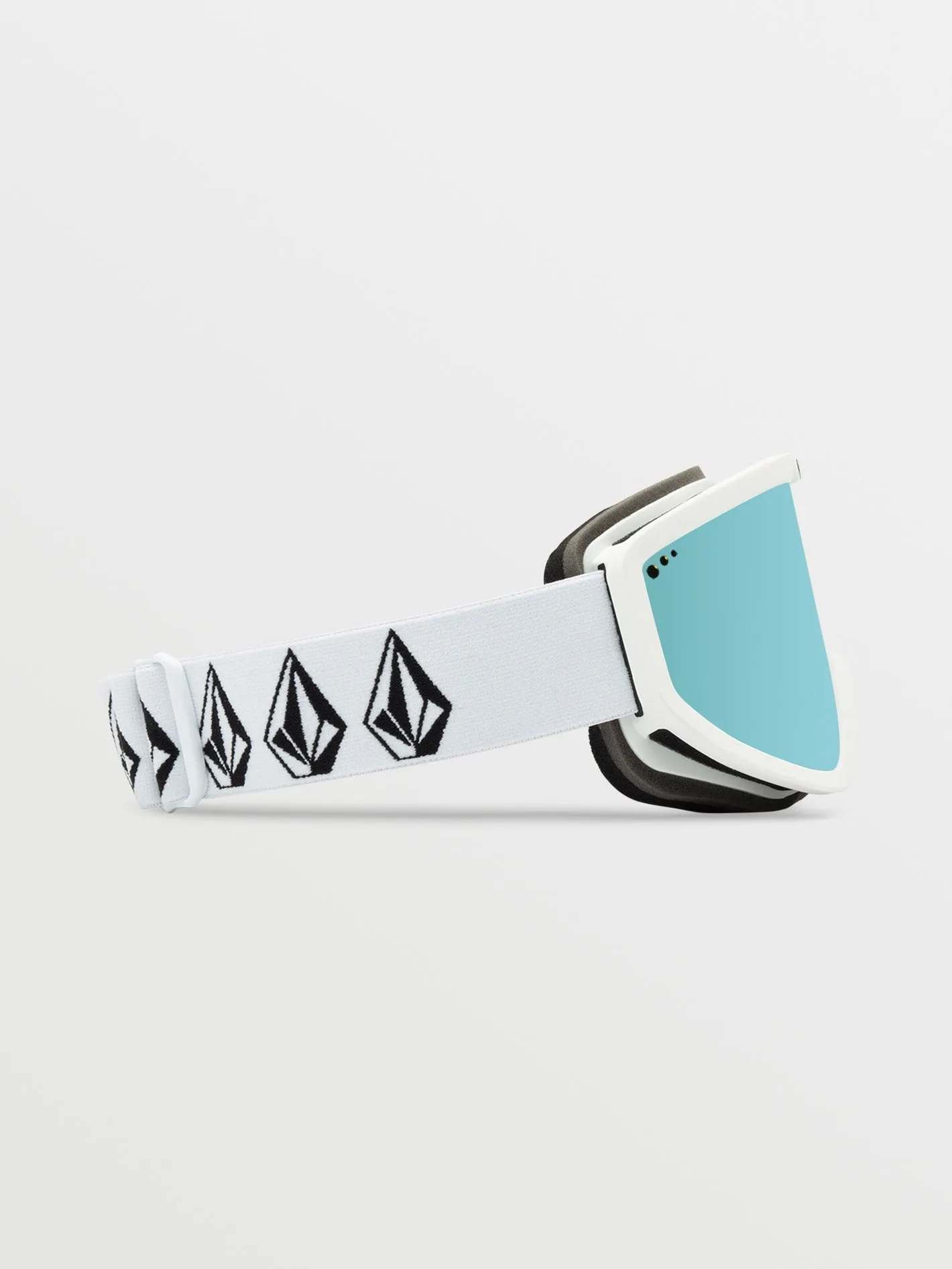 Footprints Goggle - Matte White Stone / Ice Chrome