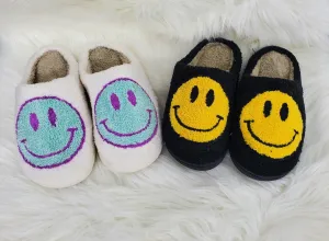 Happy face slippers