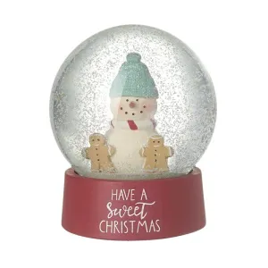 Have A Sweet Christmas Snowman Christmas Snow Globe