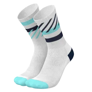 Incylence - Running Disrupts Long Sock - Navy Blue Mint