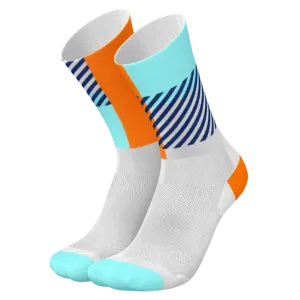 Incylence - Ultralight Districts Long Sock - Orange Mint