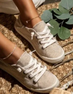 Lace up sneaks