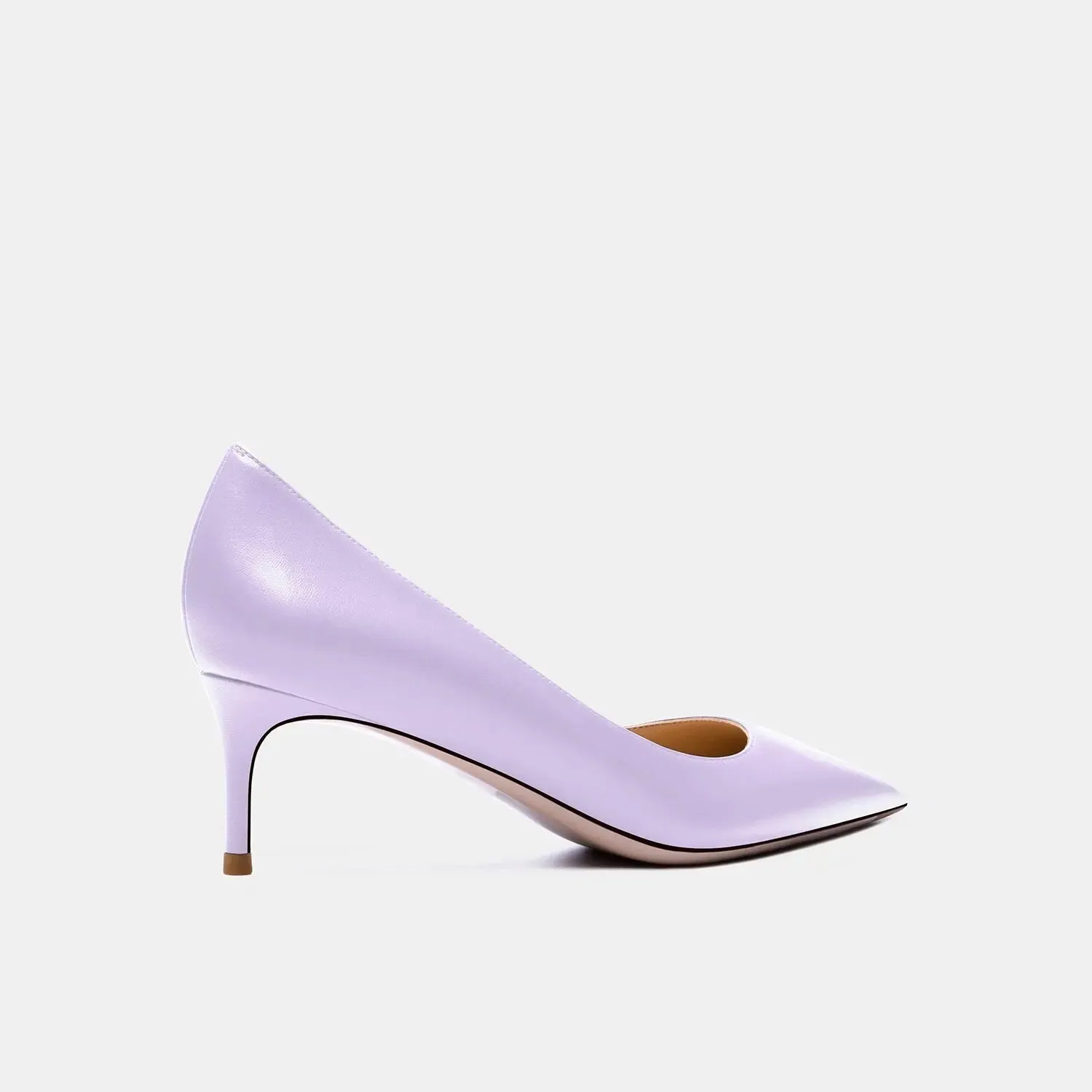 Lady Victoria Lilac Kitten Heels