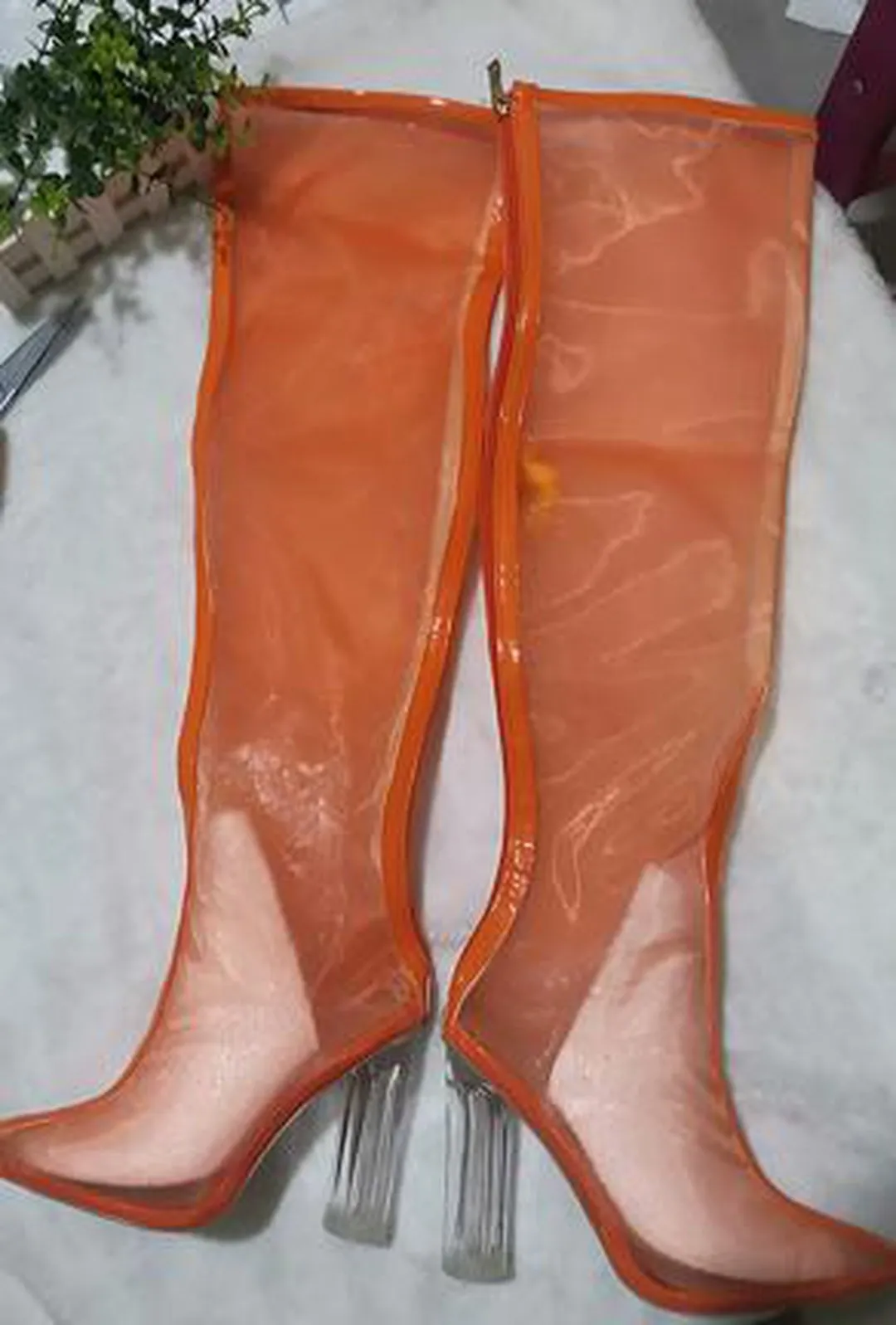 LAIZA - MESH OTK BOOTS