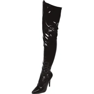 LapDance Shoes 18" Black Thigh High Boot