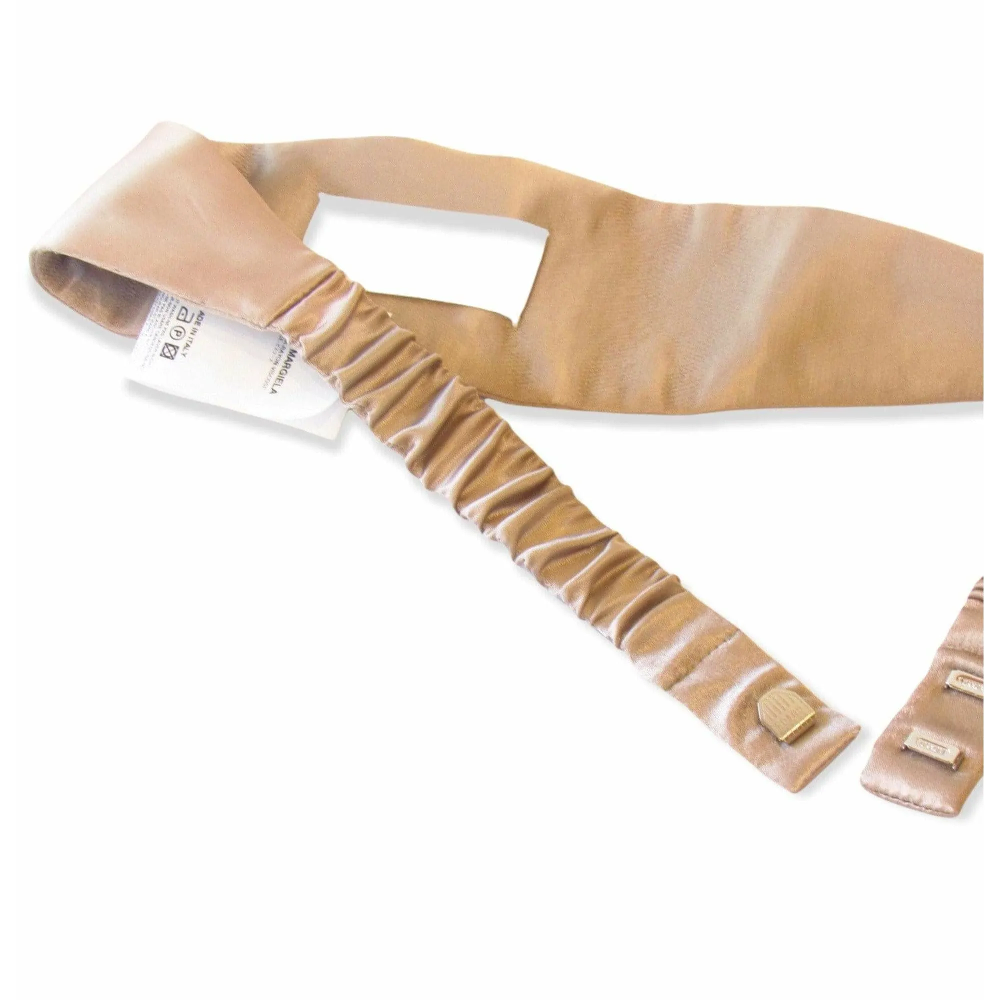 Maison Martin Margiela Vintage Taupe Satin Cummerbund