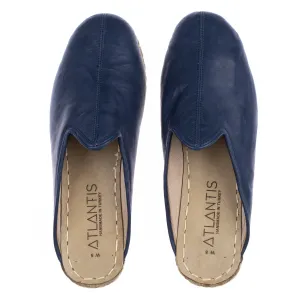 Men's Navy Slippers