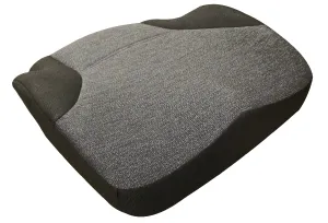 National 21" Wide Replacement Truck Seat Cushion in Black & Charcoal Mordura Cloth with Bolsters (PN 11053100RA)