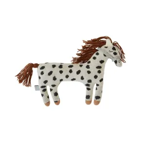 OYOY Darling Cushion Little Pelle Pony - Off White/Black