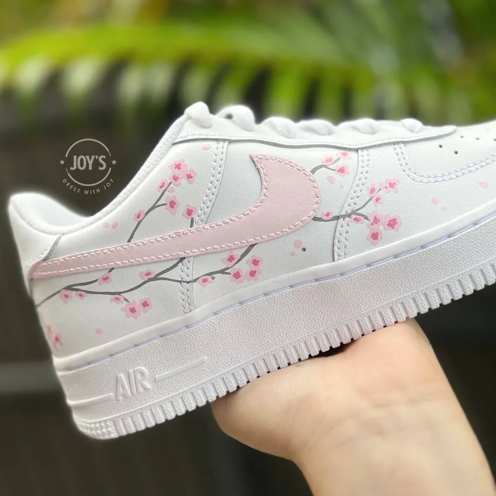 Pink Cherry Blossom Custom Air Force 1