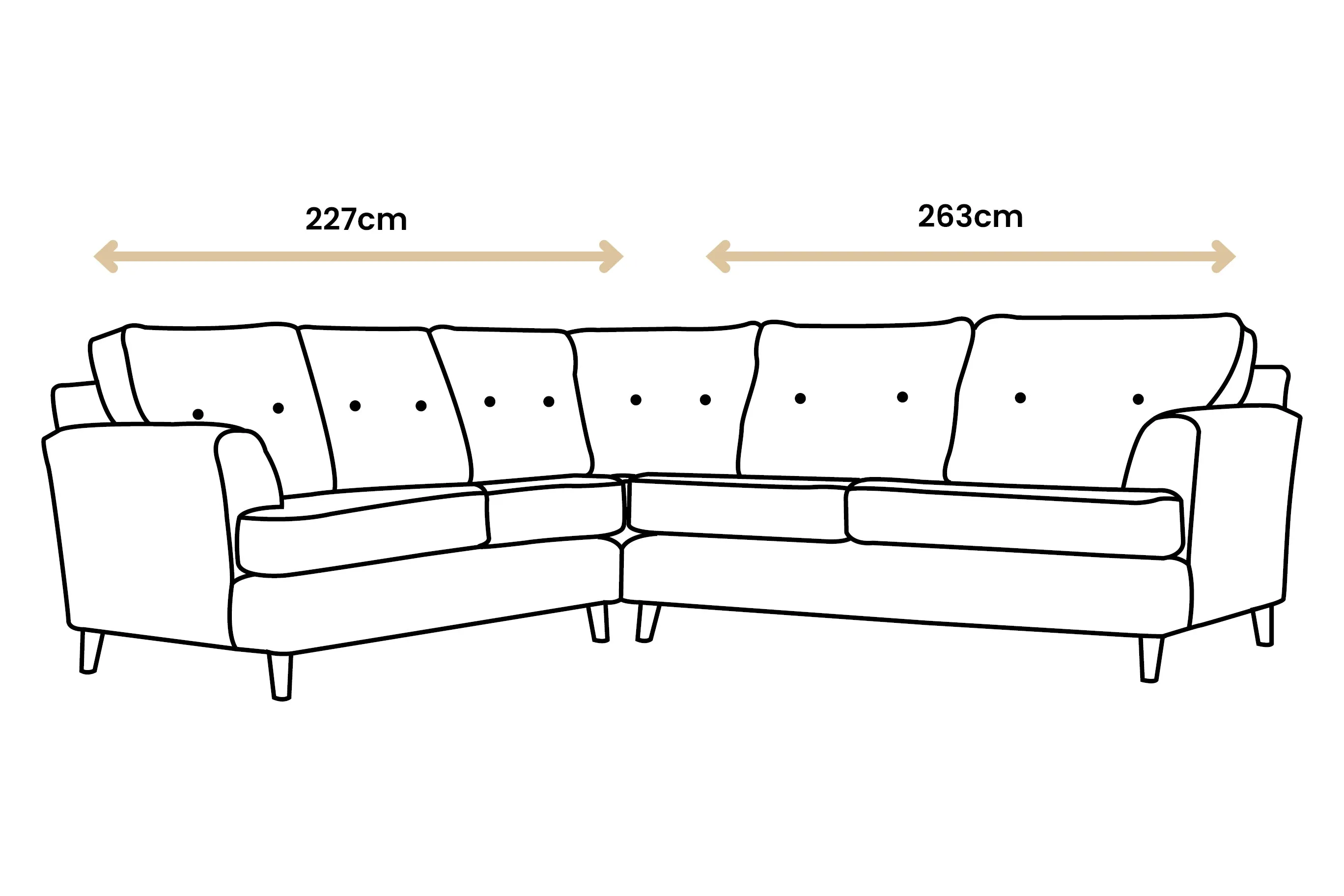 Poppy | Modular Option 3 | Softgrain Grey