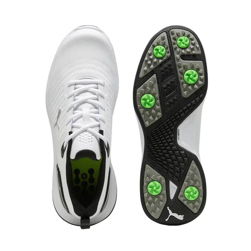 Puma Grip Fusion Flex Golf Shoes - White/ Puma Black