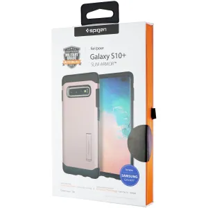 Spigen Slim Armor Dual Layer Case for Samsung Galaxy (S10 ) - Rose Gold/Black