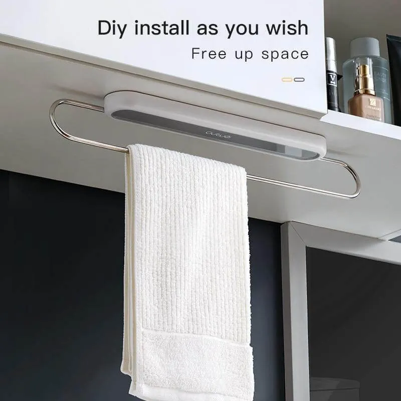 Stainless Steel Wall-Mounted Foldable Towel Hanger